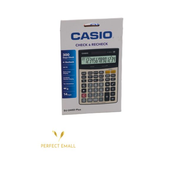 CASIO DJ-240D Plus Electronic Calculator