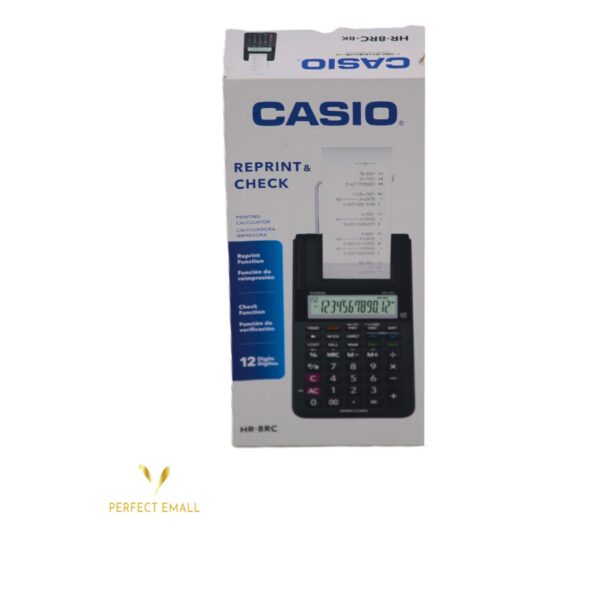 CASIO HR-8RC-BK Printing Calculator